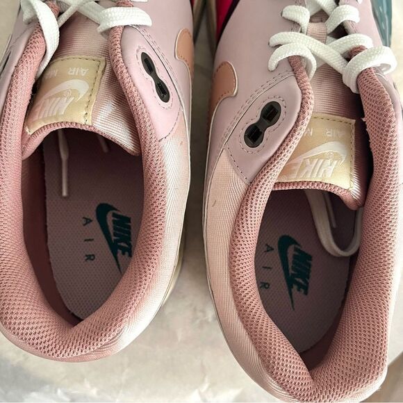 Nike Air Max 1 Premium Plum Fog Fossil Rose Womens Size 13 NWOB - Picture 11 of 11